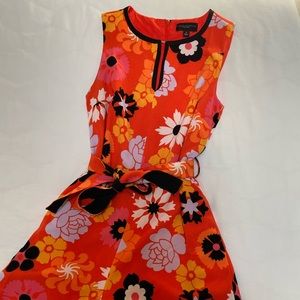 Victoria Beckham for Target orange floral romper